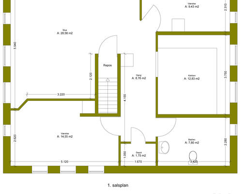 3 værelses lejlighed i Rødekro