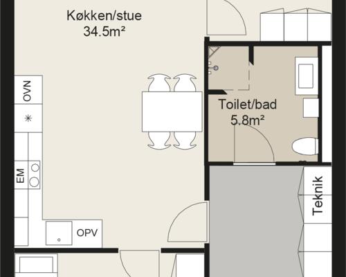 3 værelses hus i Silkeborg