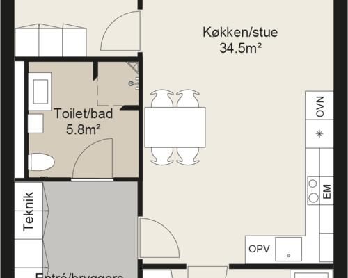 3 værelses hus i Silkeborg