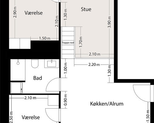 3 værelses lejlighed i Risskov