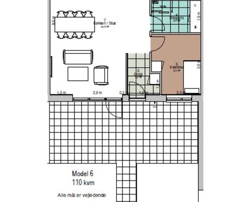 4 værelses hus i Ikast