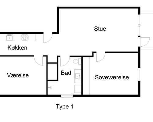 3 værelses lejlighed i Taastrup