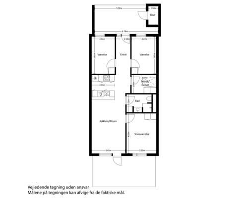 4 værelses hus i Vejle