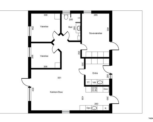 4 værelses hus i Fredericia