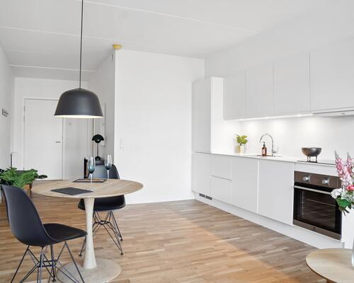 Moderne, lys og rummelig 2-værelses lejebolig
