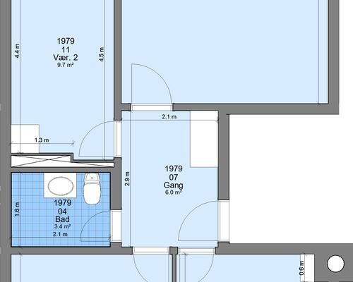 3 værelses lejlighed i Randers NØ