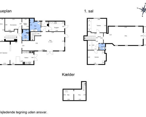 Nyistandsat villa i Sørup med 4 soveværelser
