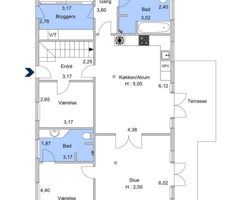 5 værelses hus i Kongens Lyngby