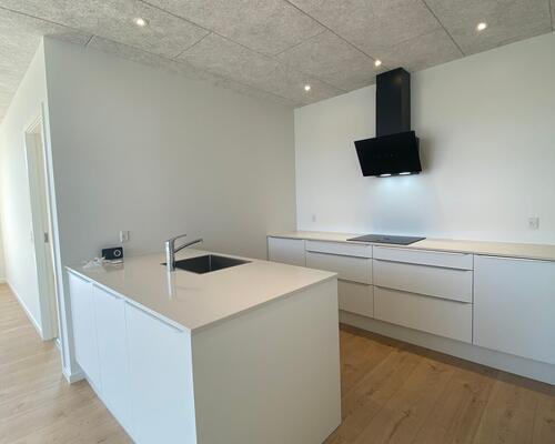 Nyt og indbydende rækkehus i Liseborg – Skovfryd