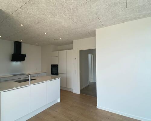 Nyt og indbydende rækkehus i Liseborg – Skovfryd