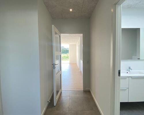 Nyt og indbydende rækkehus i Liseborg – Skovfryd