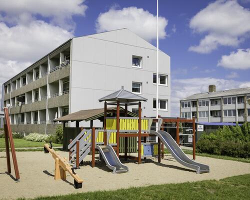 Damhusparken i Ringe - attraktiv og central beliggenhed i Ringe by.