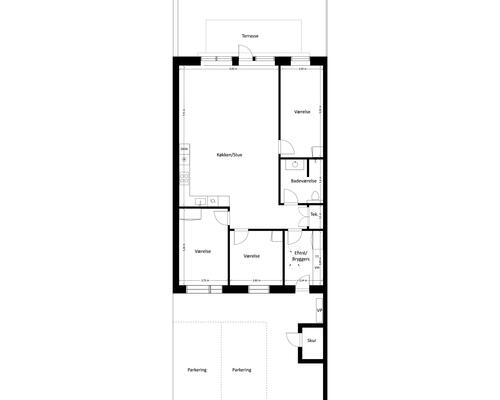 4 værelses hus i Slangerup