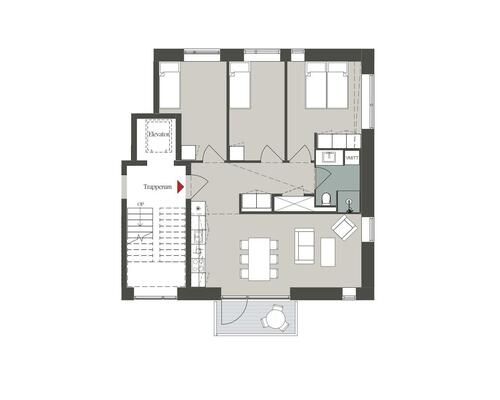 3 værelses lejlighed i Odense V