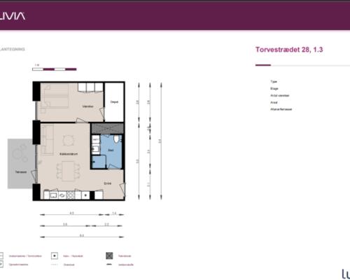 2 værelses lejlighed i Skovlunde
