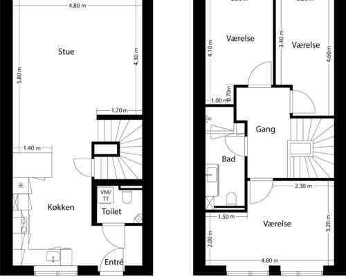 4 værelses hus i Vejle