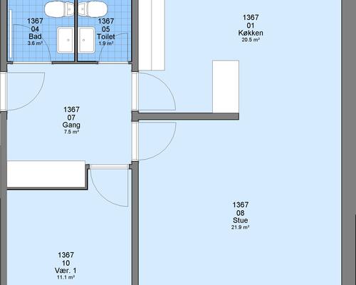 3 værelses lejlighed i Esbjerg Ø
