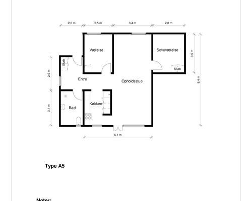 3 værelses lejlighed i Aalborg SØ