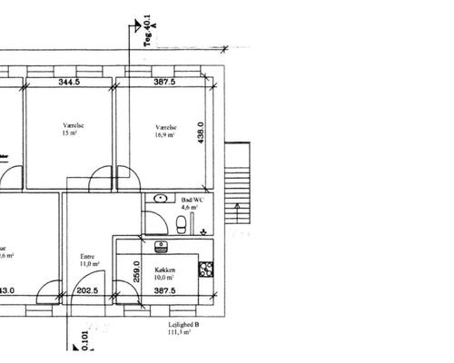 Stor 4 værelses i Skt. Klemens