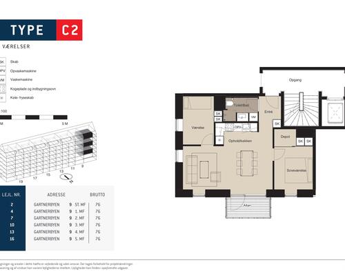 3 værelses lejlighed i Odense V