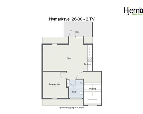 2 værelses lejlighed i Fredericia
