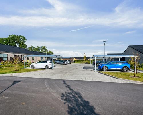 Nyopført rækkehus i ét plan fra 2022 😍