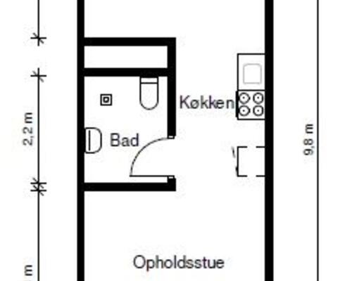 Studiebolig på havnen i Aalborg med mulighed for husdyr