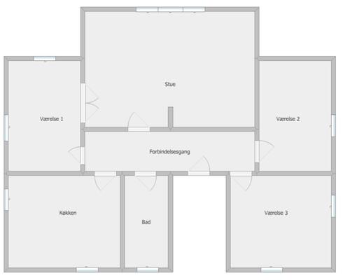 Total nyistandsat 4 værelses lejlighed centralt i Gram 