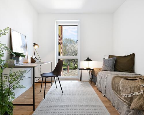 Skøn lejlighed i Roskilde med masser af lys