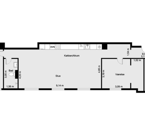 2 værelses lejlighed i Risskov