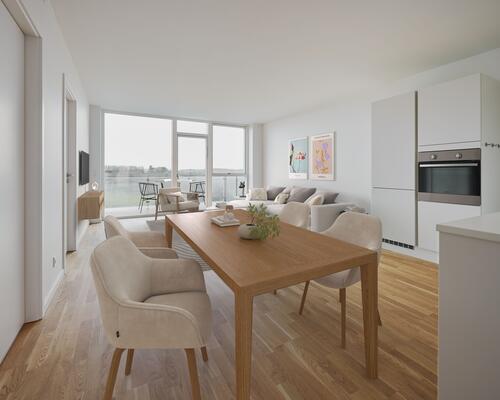 Skøn 4-værelses lejlighed med stor altan