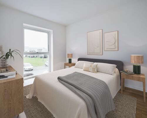 Skøn 4-værelses lejlighed med stor altan