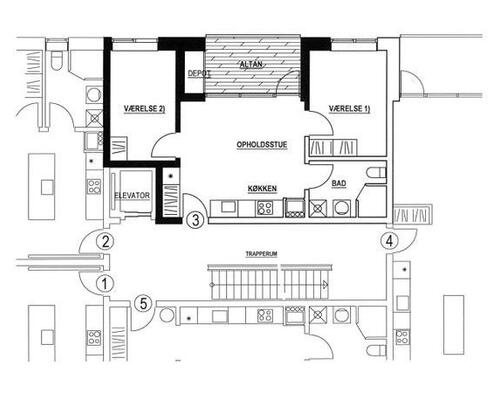 Dejlig central 3-værelses lejlighed i Odder