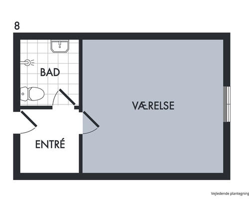 2 værelses lejlighed i Det Obelske Jubilæumskollegium