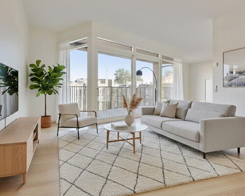 Eksklusiv Penthouse i Carlsberg Byen - stor privat tagterrasse