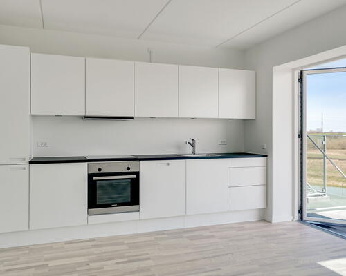 Egedal Stationsby - Skøn, indbydende lejebolig med privat terrasse og fantastisk grøn udsigt