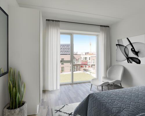 Egedal Stationsby - Skøn, indbydende lejebolig med privat terrasse og fantastisk grøn udsigt