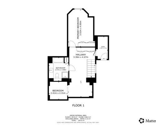 3 værelses hus i Frederiksberg