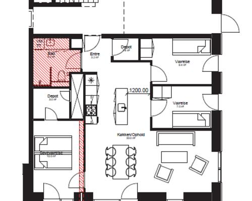 4 værelses lejlighed i Randers NØ