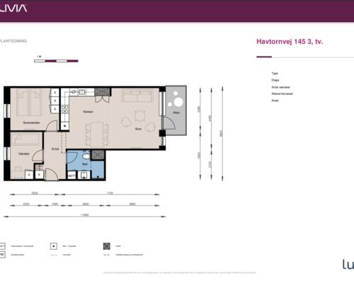 3 værelses lejlighed i Hedehusene