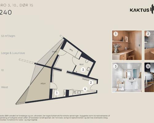2 værelses lejlighed i København V