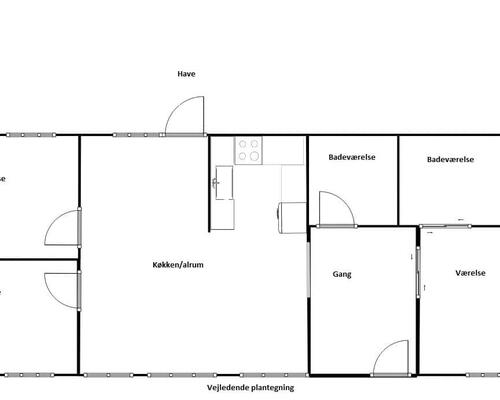 Bo idyllisk i nyistandsat 4 værelses lejlighed i Vinkel