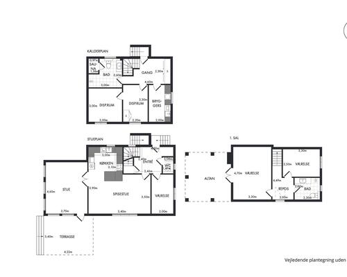 Flot nyistandsat villa på 162 etagemeter (115+47m2)