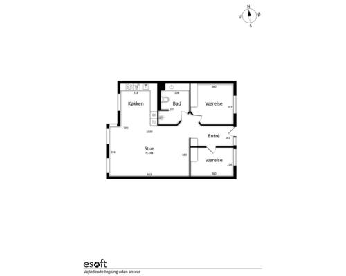 3 værelses nyere renoveret lejlighed på 89 m² midt i Aalborg i sikre og trygge rammer.