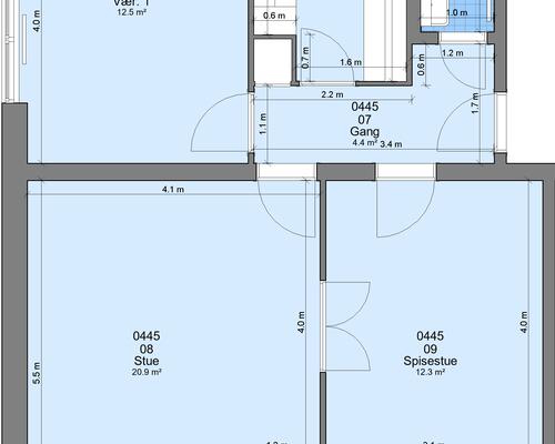 2 værelses lejlighed i Randers NØ