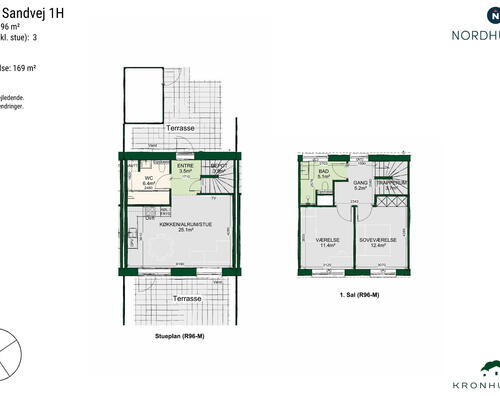 3 værelses hus i Ølsted