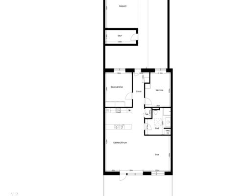 3 værelses hus i Herning