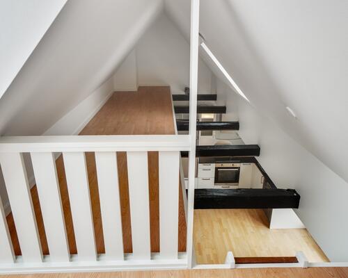 Hyggelig og charmerende lejlighed på udsigten