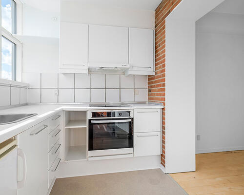 Stor 1-værelses lejlighed på 49 m²