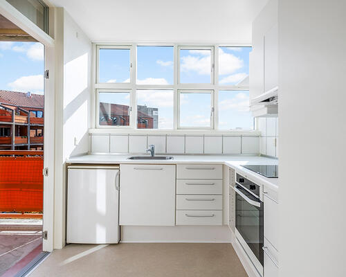 Stor 1-værelses lejlighed på 49 m²